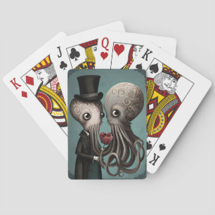 Baraja De Cartas Pareja de Octopus gótico