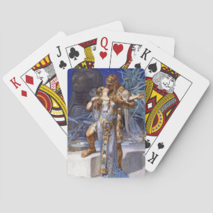 Baraja De Cartas pareja romántica vintage anthony cleopatra clásico