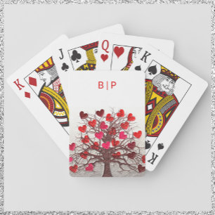 Baraja De Cartas Parejas Botánicas Corales Modernas