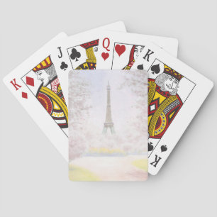 Baraja De Cartas París bonita en pasteles