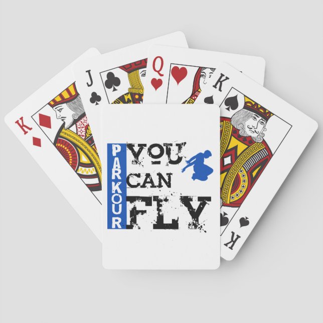Baraja De Cartas Parkour - Puedes volar (Reverso)