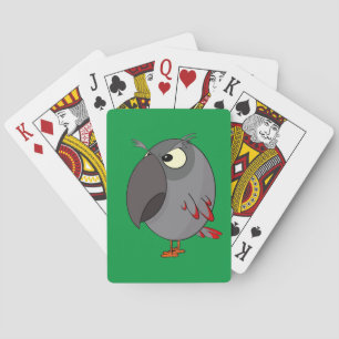 Baraja De Cartas Paro gris africano