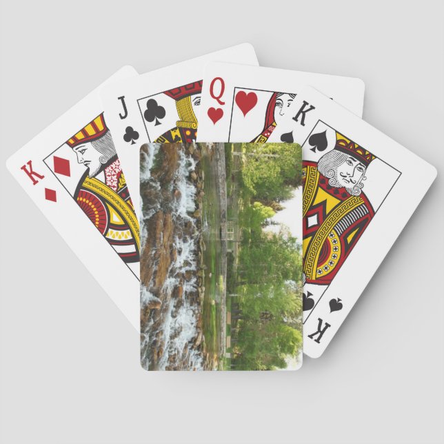 Baraja De Cartas Parque Estatal Giant Springs, Montana (Reverso)
