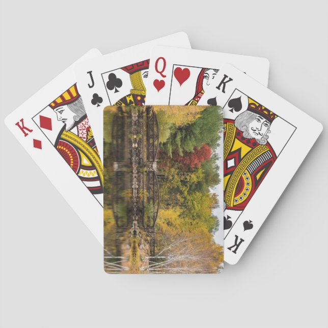 Baraja De Cartas Parque Estatal Lincoln Woods, Isla Rhode (Reverso)