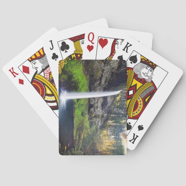 Baraja De Cartas Parque Estatal Silver Falls, Oregon (Reverso)