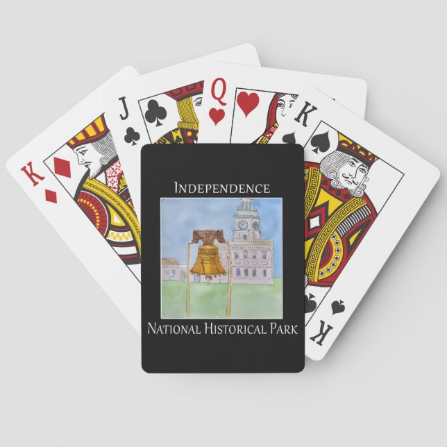 Baraja De Cartas Parque Histórico Nacional Independencia Filadelfia (Reverso)