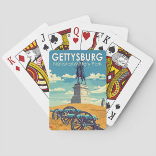 Baraja De Cartas Parque Militar Nacional de Gettysburg Arte de Viaj