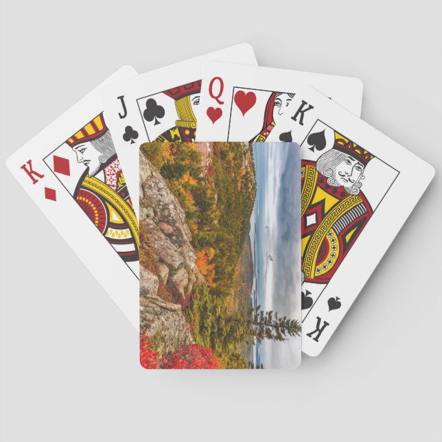 Baraja De Cartas Parque nacional Acadia, Maine (Reverso)