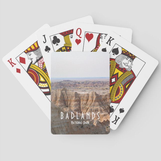 Baraja De Cartas Parque nacional Badlands (Reverso)