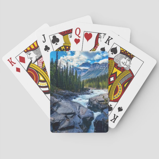 Baraja De Cartas Parque Nacional Banff Alberta Canadá (Reverso)
