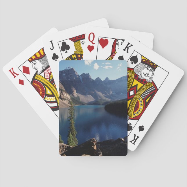 Baraja De Cartas Parque Nacional Banff Lago Moraine (Reverso)