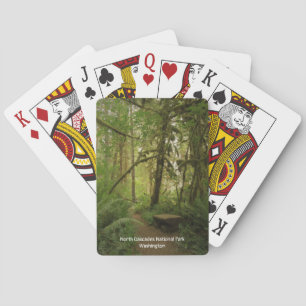 Baraja De Cartas Parque nacional Cascades del Norte Bosque Verde