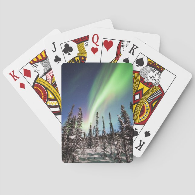 Baraja De Cartas Parque nacional de la aurora boreal el | Denali (Reverso)