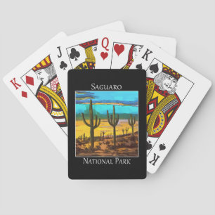 Baraja De Cartas Parque nacional de Saguaro