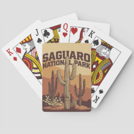 Baraja De Cartas Parque nacional de Saguaro