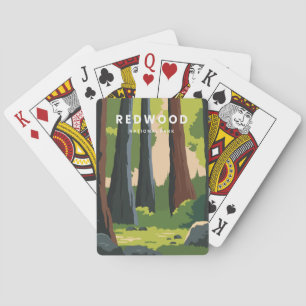 Baraja De Cartas Parque nacional de secuoyas