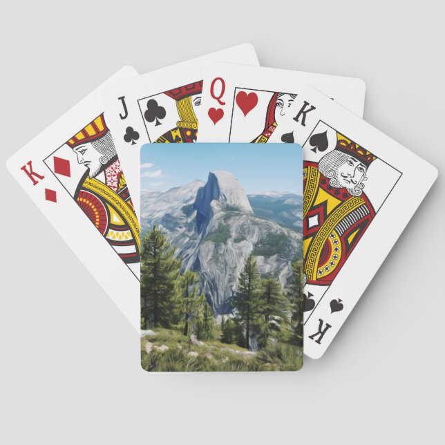 Baraja De Cartas Parque nacional de Yosemite (Reverso)
