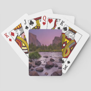 Baraja De Cartas Parque nacional de Yosemite en la oscuridad