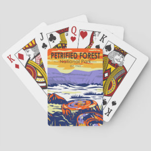 Baraja De Cartas Parque nacional del Bosque Petrificado