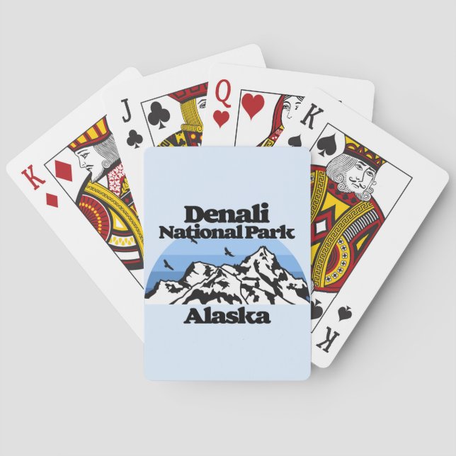 Baraja De Cartas Parque nacional Denali (Reverso)
