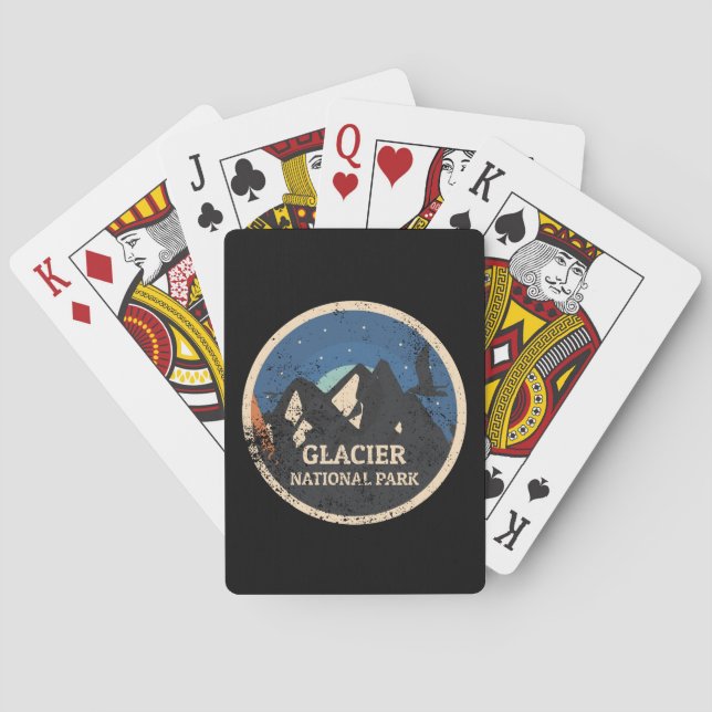 Baraja De Cartas Parque nacional Glaciar (Reverso)