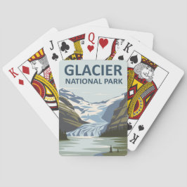 Baraja De Cartas Parque nacional Glaciar Arte de Viajes