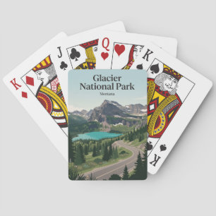 Baraja De Cartas Parque Nacional Glaciar Montana