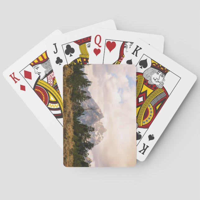 Baraja De Cartas Parque Nacional Grand Teton, Wyoming (Reverso)