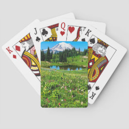 Baraja De Cartas Parque nacional Mount Rainier Wildflowers