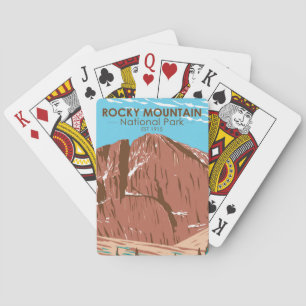 Baraja De Cartas Parque nacional Rocky Mountain Colorado Longs Peak