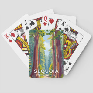 Baraja De Cartas Parque Nacional Sequoia   Arte de California