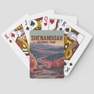 Baraja De Cartas Parque nacional Shenandoah Arte de Virginia Wilder