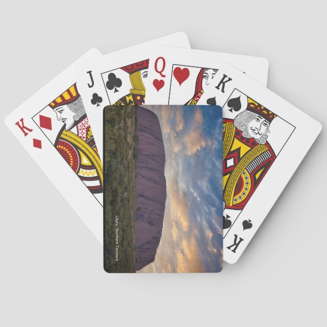 Baraja De Cartas Parque nacional Uluru Kata Tjuta, Territorio del N (Reverso)