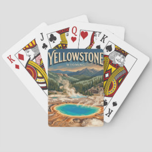 Baraja De Cartas Parque Nacional Yellowstone Wyoming