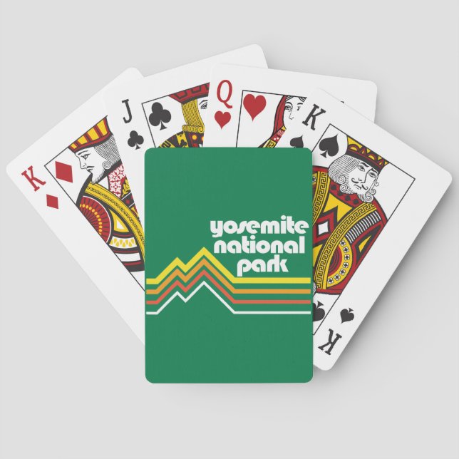 Baraja De Cartas Parque nacional Yosemite (Reverso)