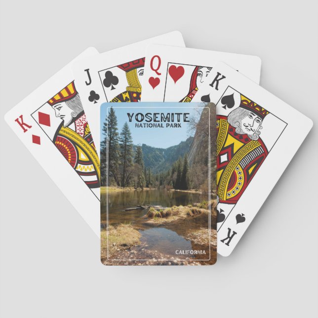 Baraja De Cartas Parque nacional Yosemite (Reverso)