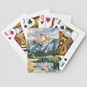 Baraja De Cartas Parque Nacional Yosemite Half Dome Vibrante Van Go