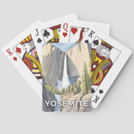 Baraja De Cartas Parque Nacional Yosemite | Viaje en Acuarela