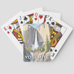 Baraja De Cartas Parque Nacional Yosemite   Viaje en Acuarela