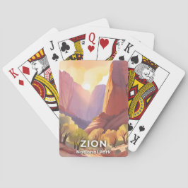 Baraja De Cartas Parque Nacional Zion | Aquarela de Viaje
