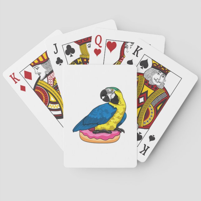 Baraja De Cartas Parrot with Donut (Reverso)