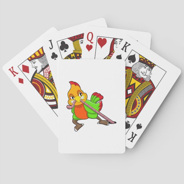Baraja De Cartas Parrot with Worm (Reverso)