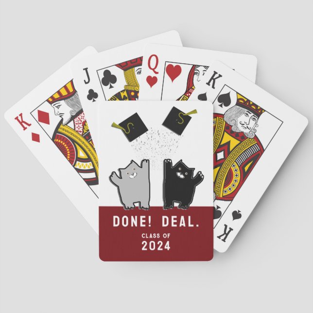 Baraja De Cartas Partido de Graduación (Reverso)