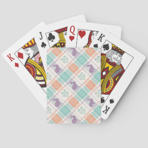 Baraja De Cartas Pascua de cuadros escoceses