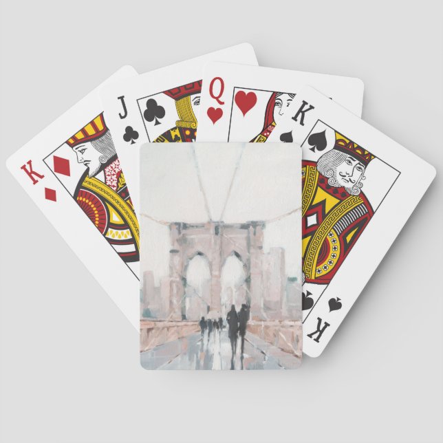 Baraja De Cartas Paseo de la madrugada - Nueva York (Reverso)