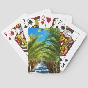 Baraja De Cartas Paseo de palmeras
