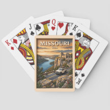 Paseo en Missouri Lago Ozarks Castillo SUV Vintage