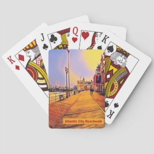 Baraja De Cartas Paseo marítimo de la playa Arte Pop