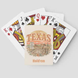 Baraja De Cartas Paseo Nocturno por Texas en la Carretera 66