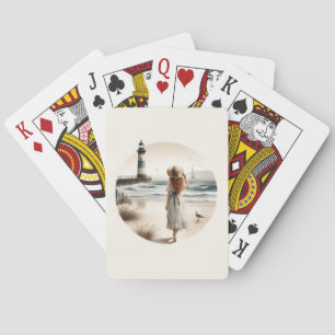 Baraja De Cartas Paseo por el faro de la costa